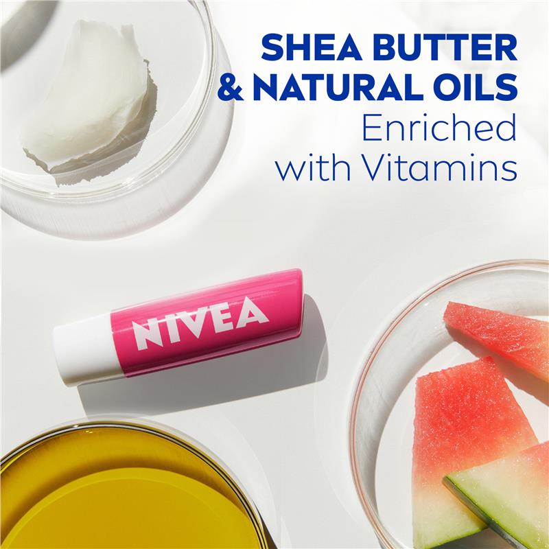Load image into Gallery viewer, NIVEA Lip Care Watermelon Shine Balm 4.8g
