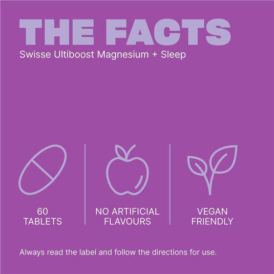 Swisse Ultiboost Magnesium + Sleep 60 Tablets