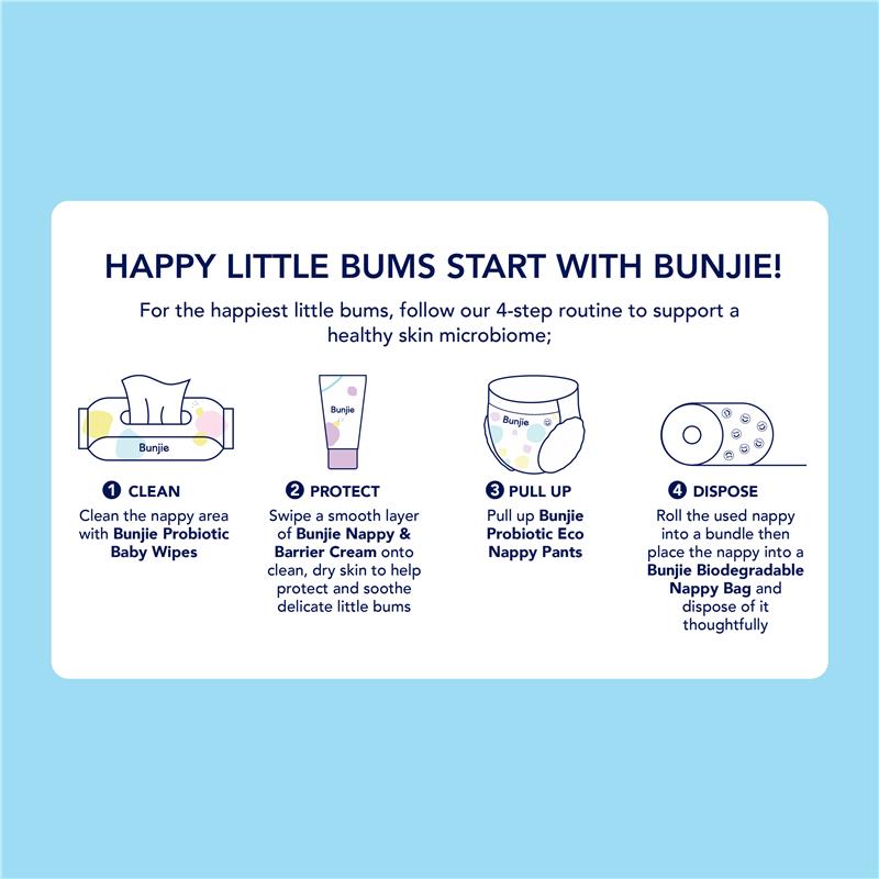 Load image into Gallery viewer, Bunjie Probiotic Eco Nappy Pants Bulk Size 4, 10-14kg, 32 Pack
