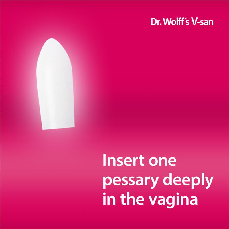 Load image into Gallery viewer, Dr Wolffs V-san Lactic Acid 7 Pessaries

