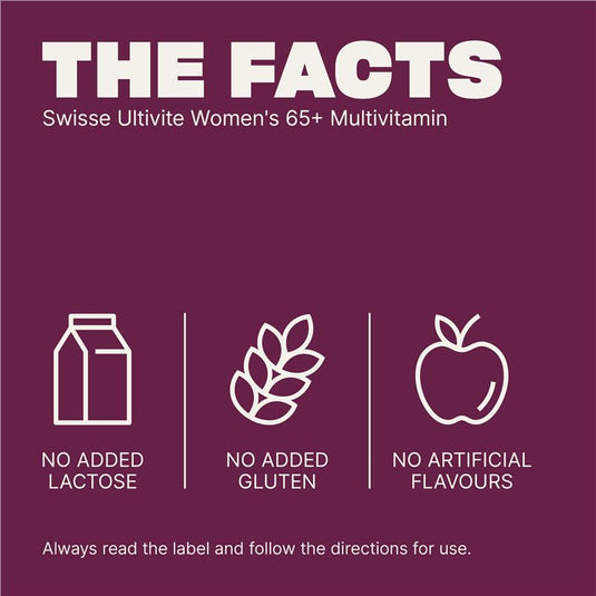 Swisse Womens Multivitamin 65+ 60 Tablets