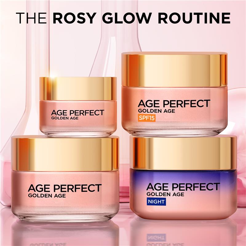 Load image into Gallery viewer, L'oreal Paris Age Perfect Golden Age Rosy Re-Densifying Day Cream SPF 15 50ml
