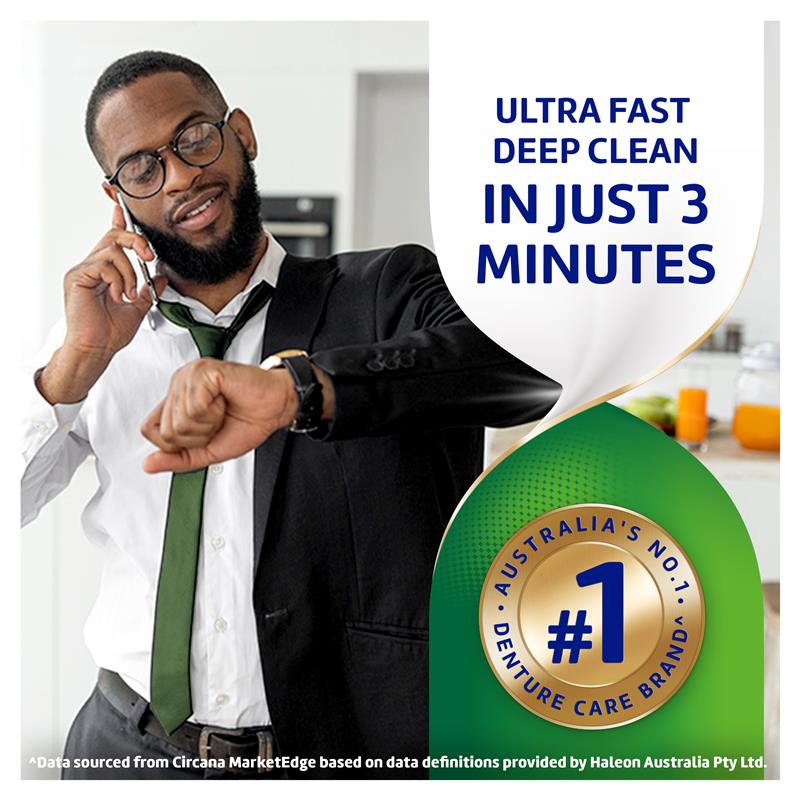 Load image into Gallery viewer, Polident 3 Minute Denture Cleanser 108 Tablets Exclusive Size
