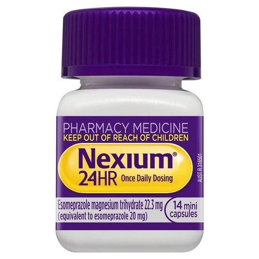 Nexium 24hr Heartburn & Acid Reflux Relief 20mg Mini 14 Capsules