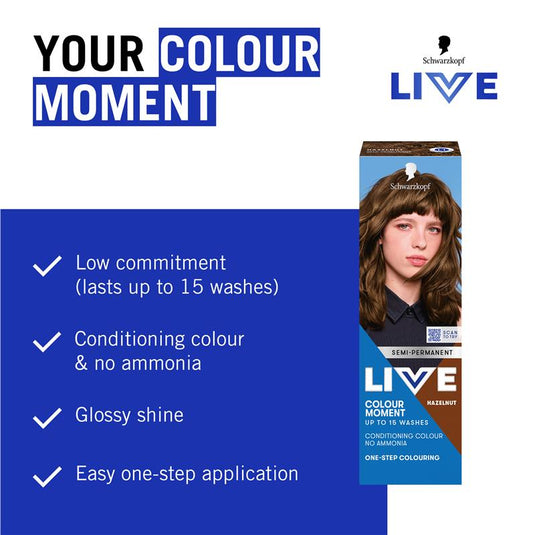 Schwarzkopf LIVE Colour Hazelnut Semi Permanent 75ml