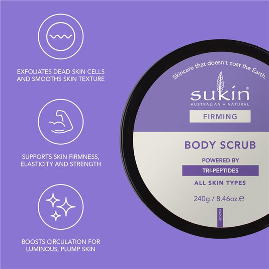 Sukin Firming Tri-Peptides Body Scrub 240g