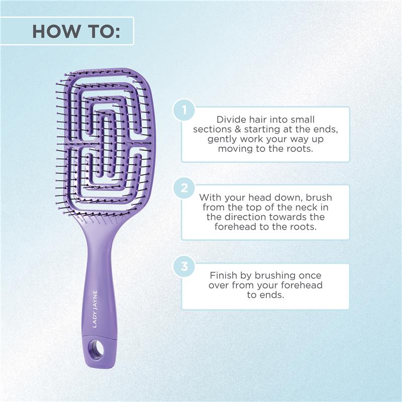Load image into Gallery viewer, Lady Jayne Flexi Glide Detangling Brush Large
