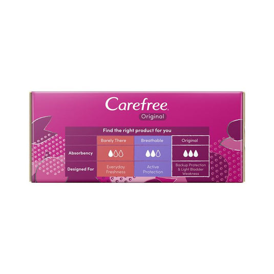 Carefree Original Unscented Panty Liners 48 Pack