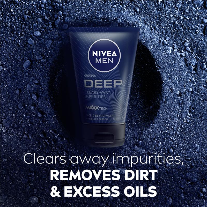 Load image into Gallery viewer, NIVEA for Men Deep Face Wash 100ml
