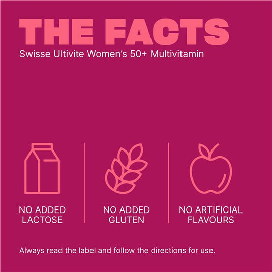 Swisse Womens Multivitamin 50+ 60 Tablets
