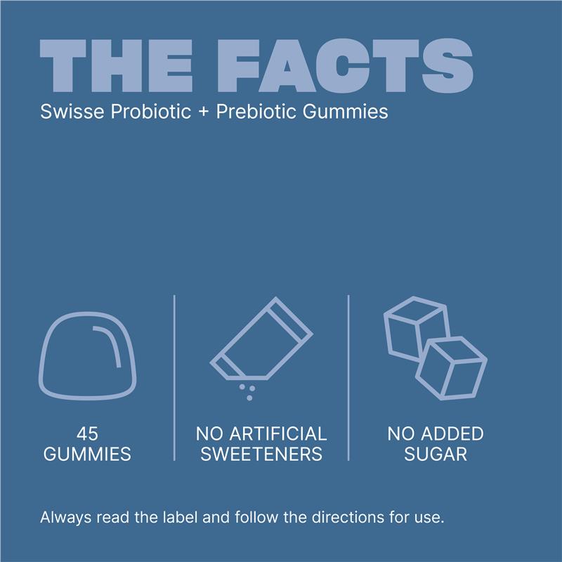 Load image into Gallery viewer, Swisse Adults Probiotic &amp; Prebiotic Gummies 45 Pack
