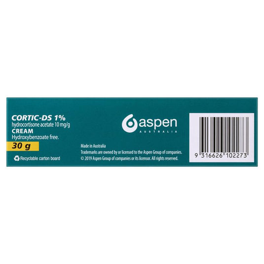 Cortic DS Cream 1% 30g - Hydrocortisone (S3)