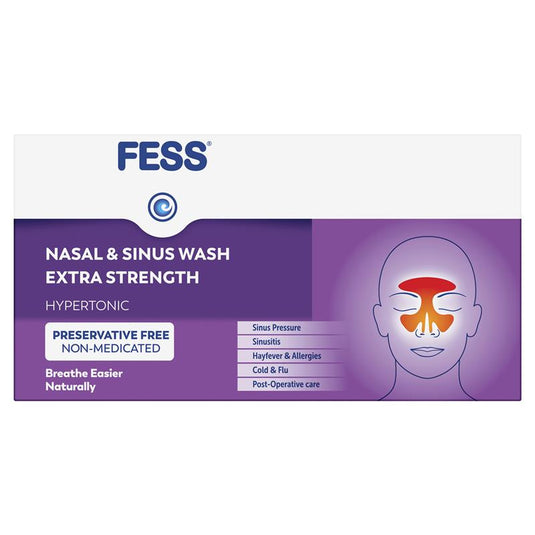 Fess Nasal & Sinus Wash Extra Strength Refill 24 Sachets
