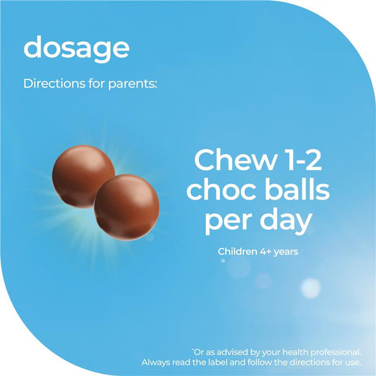 Nature's Way Kids Smart Probiotic 50 Choc Balls