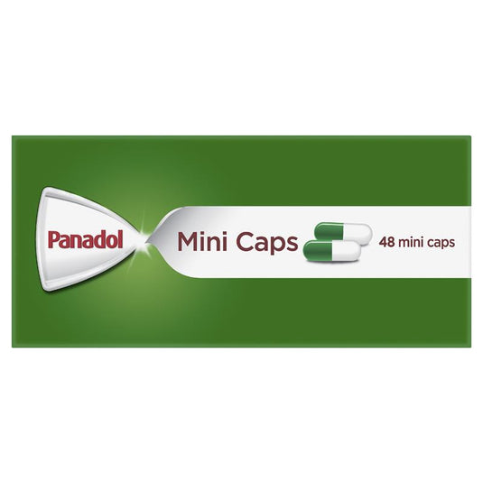 Panadol Paracetamol Pain Relief Mini Capsules 48 Capsules