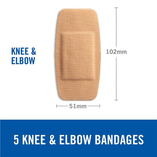 Nexcare Duo Knee & Elbow Bandages 5 Pack