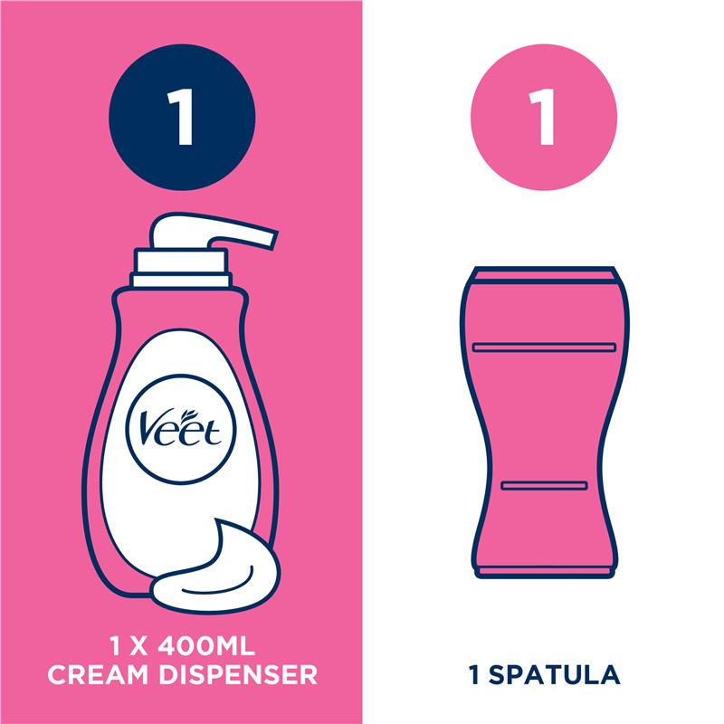 Load image into Gallery viewer, Veet Pure Hair Removal Cream Legs And Body Sensitive Skin 400ml
