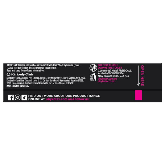 U by Kotex Slim Tampons Super 16 Pack