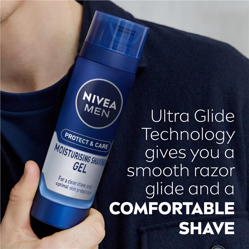 Load image into Gallery viewer, NIVEA MEN Protect &amp; Care Shaving Gel Moisturising 200ml
