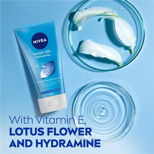 NIVEA Daily Essentials Refreshing Face Wash Cleanser 150ml