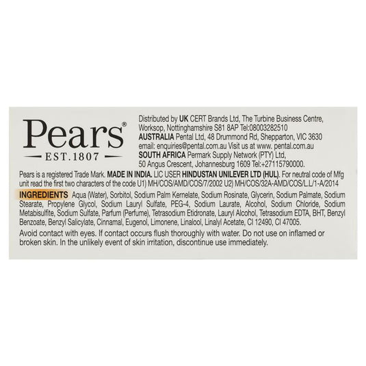 Pears Soap Transparent 125g