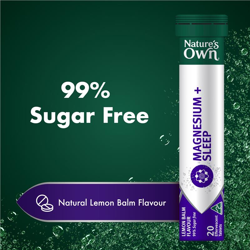 Load image into Gallery viewer, Nature's Own Magnesium + Sleep Effervescent 20 Tablets

