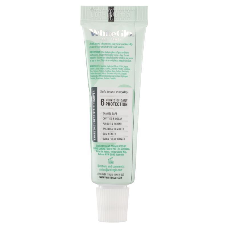 Load image into Gallery viewer, White Glo Travel Toothpaste Charcoal 24g
