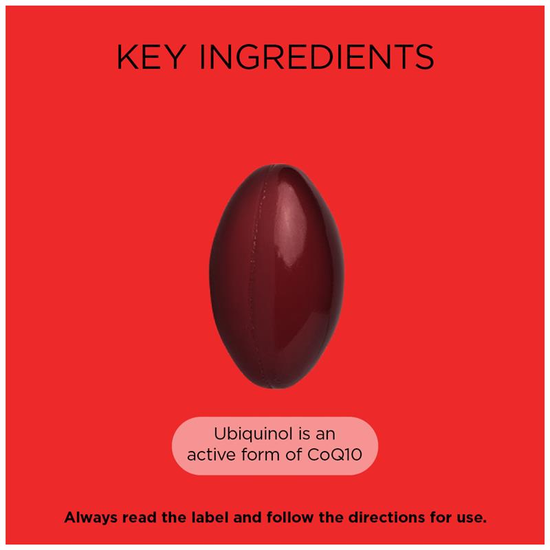 Load image into Gallery viewer, GO Healthy CoQ10 Ubiquinol 100mg 60 Capsules
