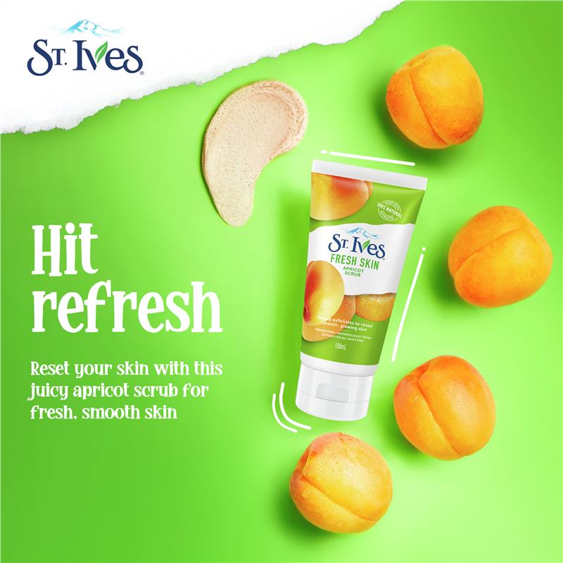 Load image into Gallery viewer, St Ives Fresh Skin Scrub Apricot 150ml
