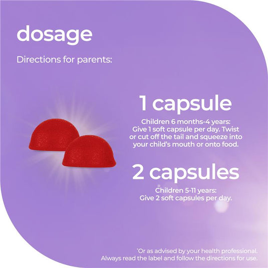 Nature's Way Kids Smart Calcium + Vitamin D 50 Chewable Capsules