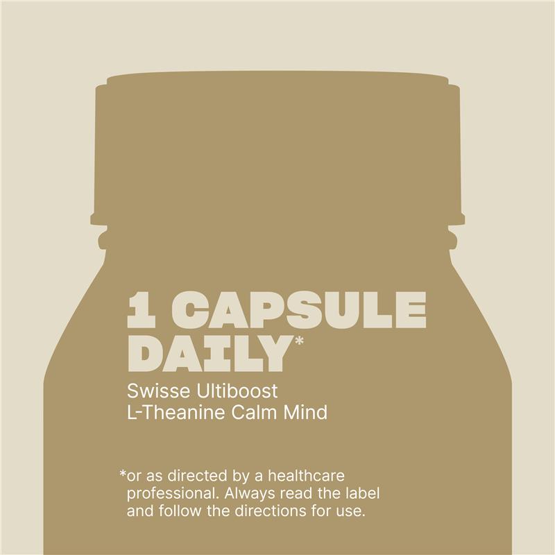 Load image into Gallery viewer, Swisse Ultiboost L-Theanine Calm Mind 50 Capsules
