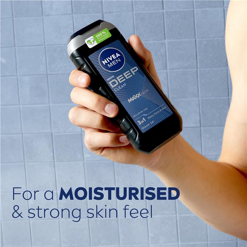 Load image into Gallery viewer, NIVEA for Men Deep Shower Gel 500ml
