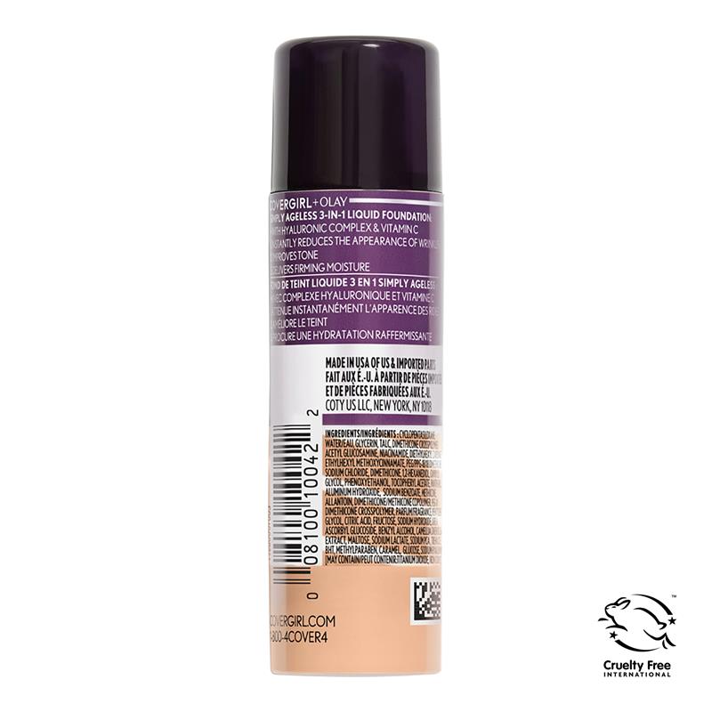 Load image into Gallery viewer, Covergirl Simply Ageless 3 In 1 Foundation 245 Warm Beige 30ml
