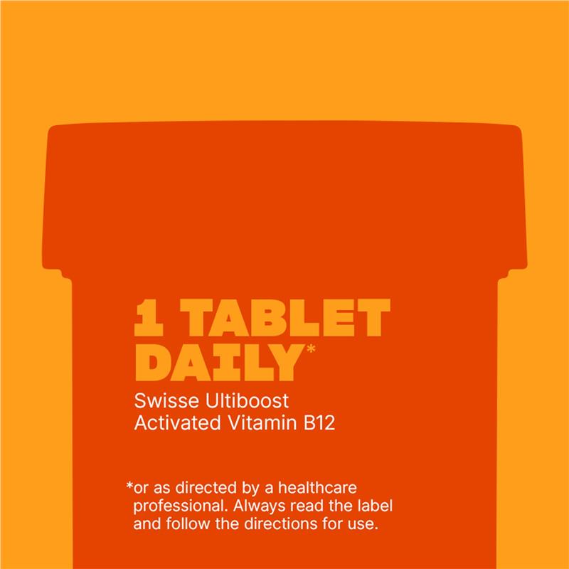 Load image into Gallery viewer, Swisse Ultiboost Activated Vitamin B12 (1000mcg) 60 Tablets
