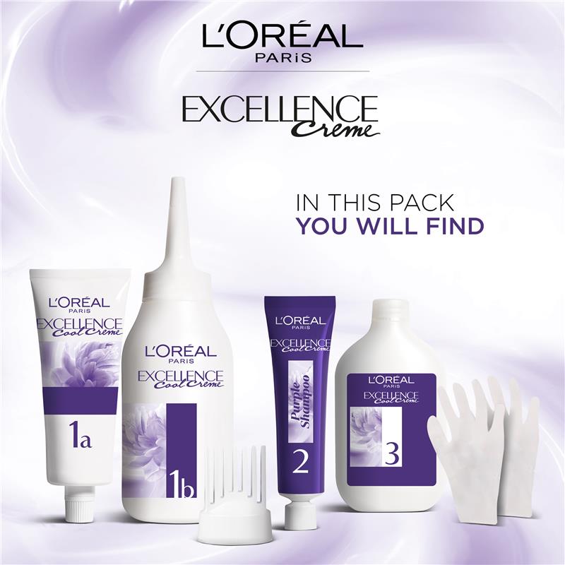Load image into Gallery viewer, L'Oreal Paris Excellence Cool Creme Permanent Hair Colour 6.11 Ultra Ash Dark Blonde
