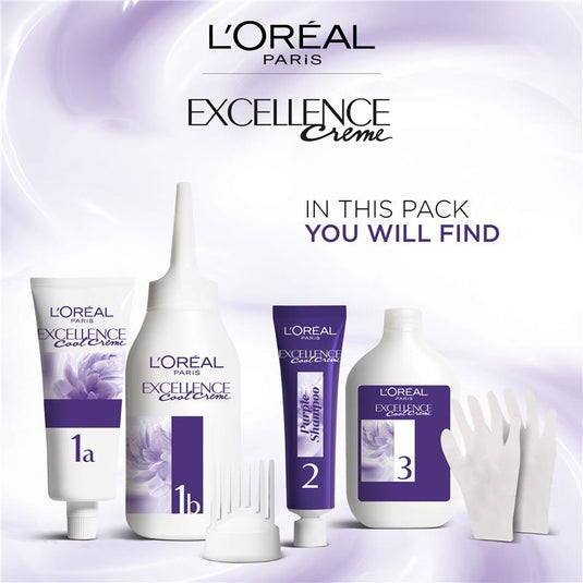 L'Oreal Paris Excellence Cool Creme Permanent Hair Colour 6.11 Ultra Ash Dark Blonde