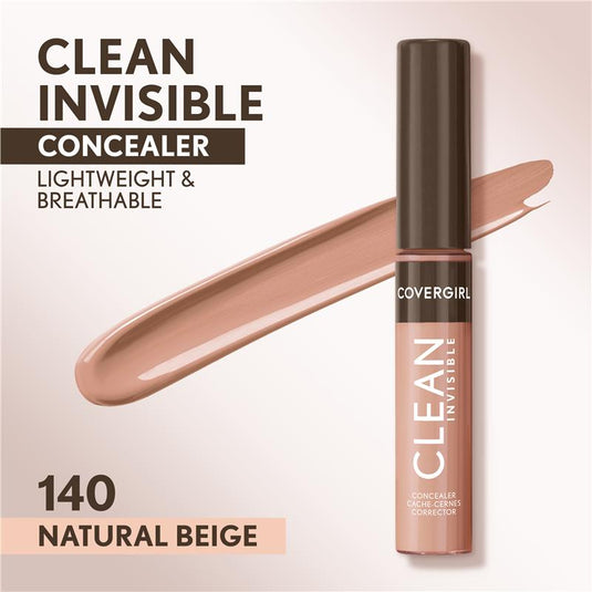 Covergirl Clean Invisible Concealer 140 Natural Beige 7ml