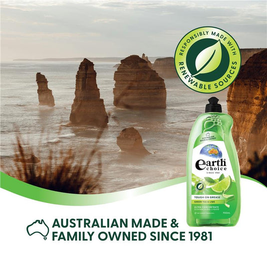 Earth Choice Dishwash Concentrate Green Tea 900ml