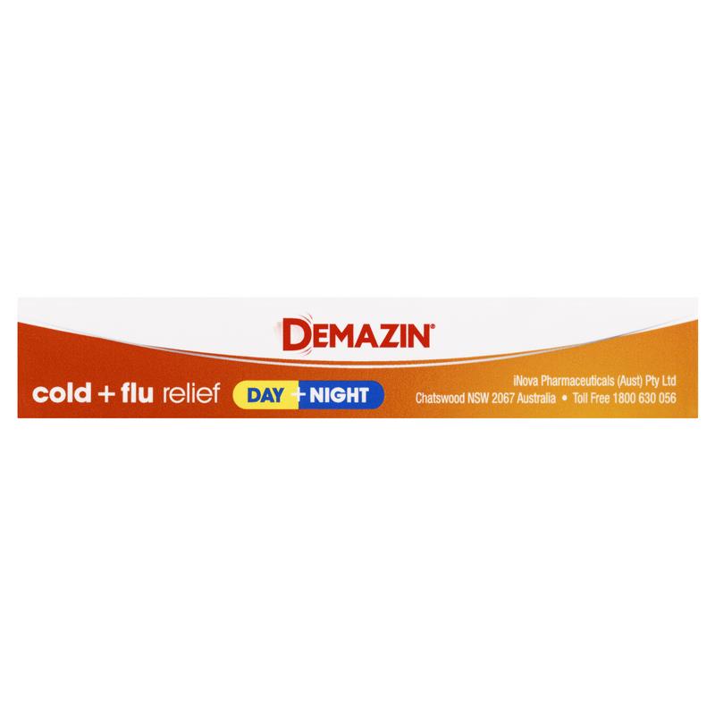 Load image into Gallery viewer, Demazin Cold &amp; Flu Relief Day + Night 24 Tablets
