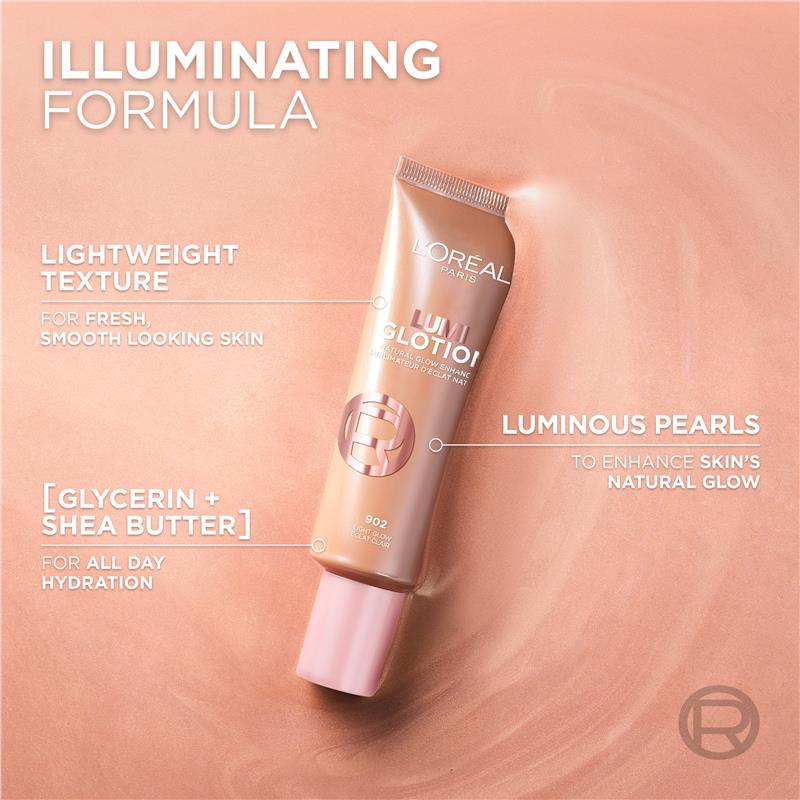 Load image into Gallery viewer, L'Oreal Paris Lumi Glotion Natural Glow Enhancer 902 Light Glow
