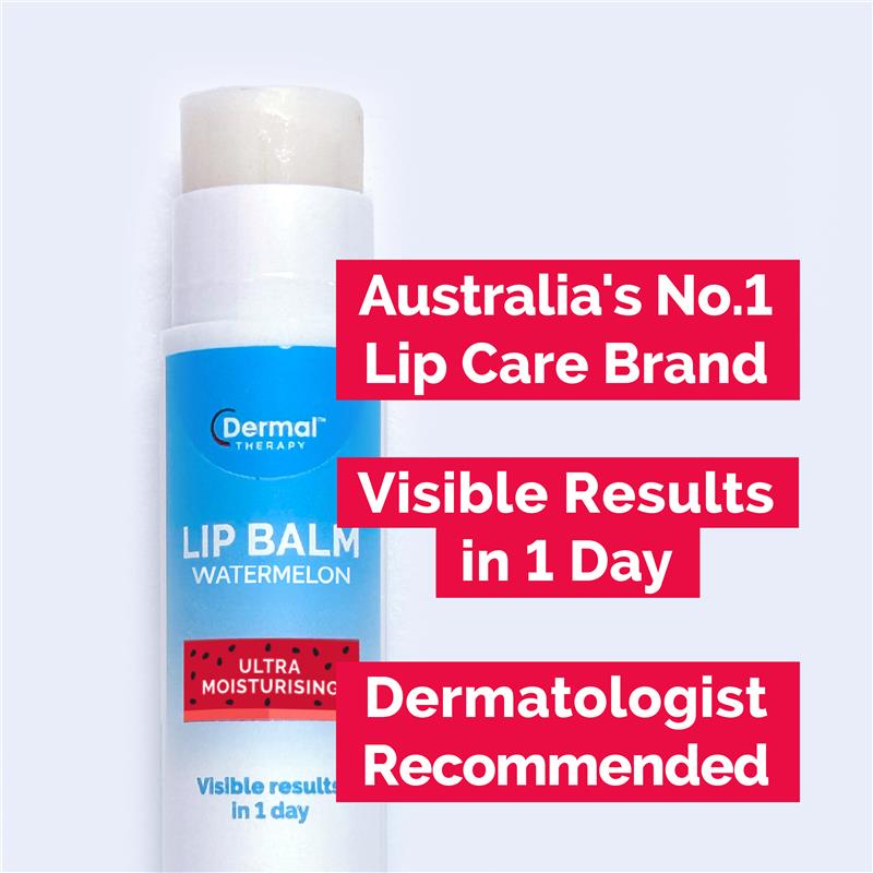 Load image into Gallery viewer, Dermal Therapy Lip Balm Stick Watermelon 4.8g
