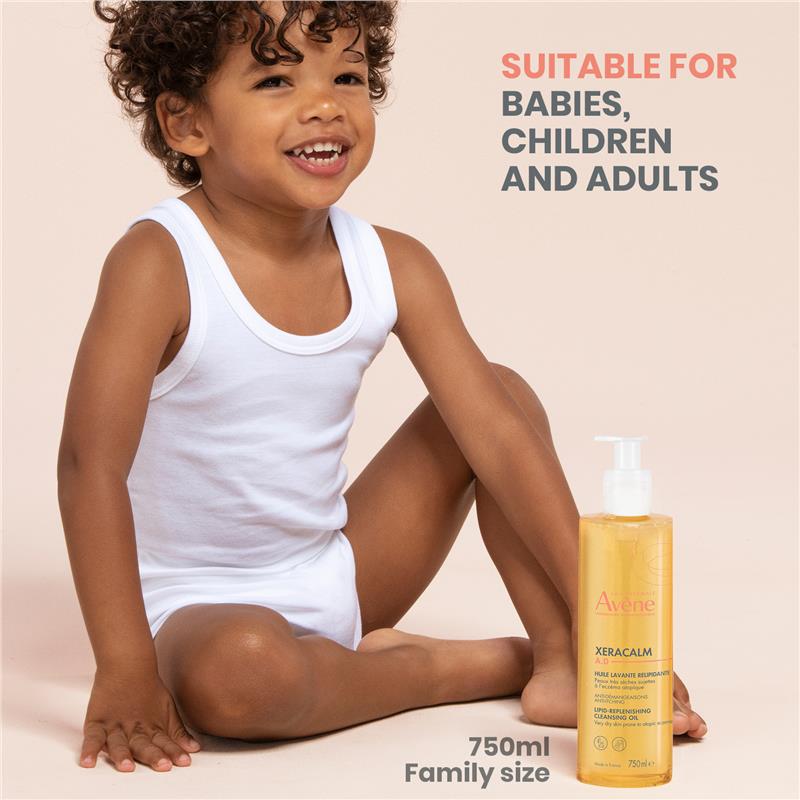 Load image into Gallery viewer, Avene Xeracalm A.D Lipid Replenishing Cleansing Oil 750ml
