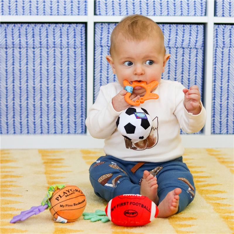 Load image into Gallery viewer, Playgro Baby Sports Ball Trio
