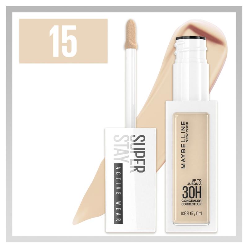 Load image into Gallery viewer, Maybelline Superstay 30 Hour Concealer 15 Light
