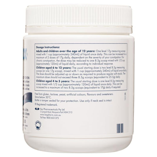 OsmoLax Laxative Powder 30 Dose 510g - Macrogol Constipation Relief with No Salty Taste, Flavour Free & Salt Free