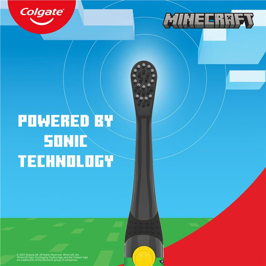 Colgate Toothbrush Kids Sonic Battery Toothbrush Minecraft