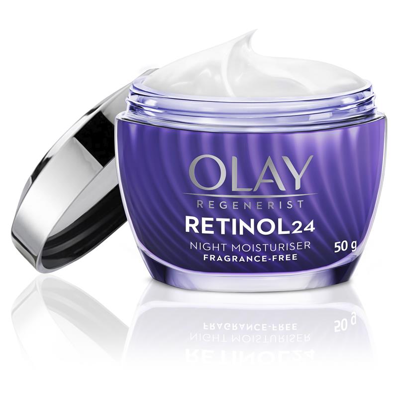 Load image into Gallery viewer, Olay Regenerist Retinol 24 Night Face Cream Moisturiser Fragrance Free 50g
