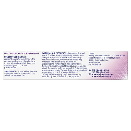 Polident MAX SEAL Denture Adhesive Cream 40g