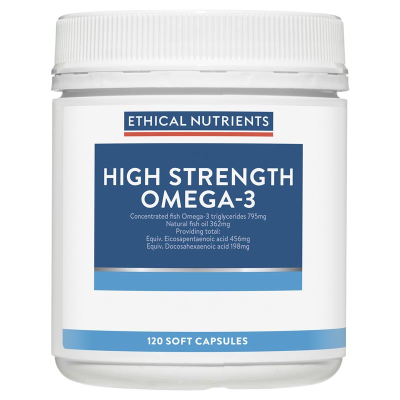 Load image into Gallery viewer, Ethical Nutrients High Strength Omega-3 120 Capsules
