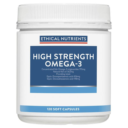 Ethical Nutrients High Strength Omega-3 120 Capsules